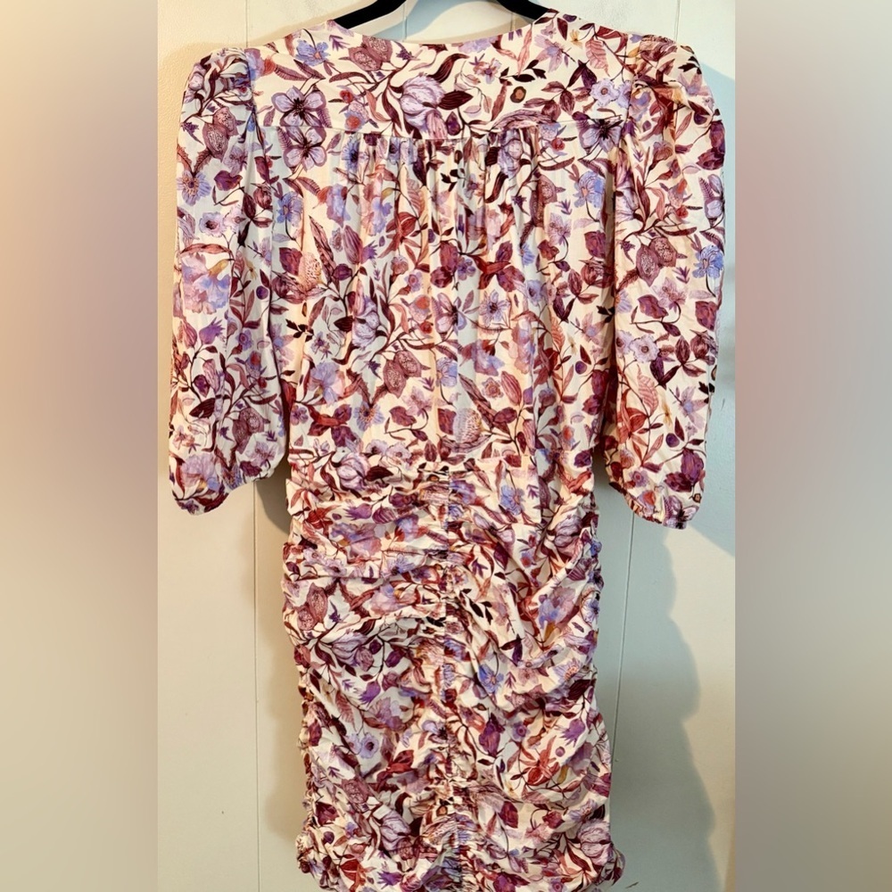 Bishop & Young Carly Ruched Front Dress in True Romance Sz M - Picture 8 of 11